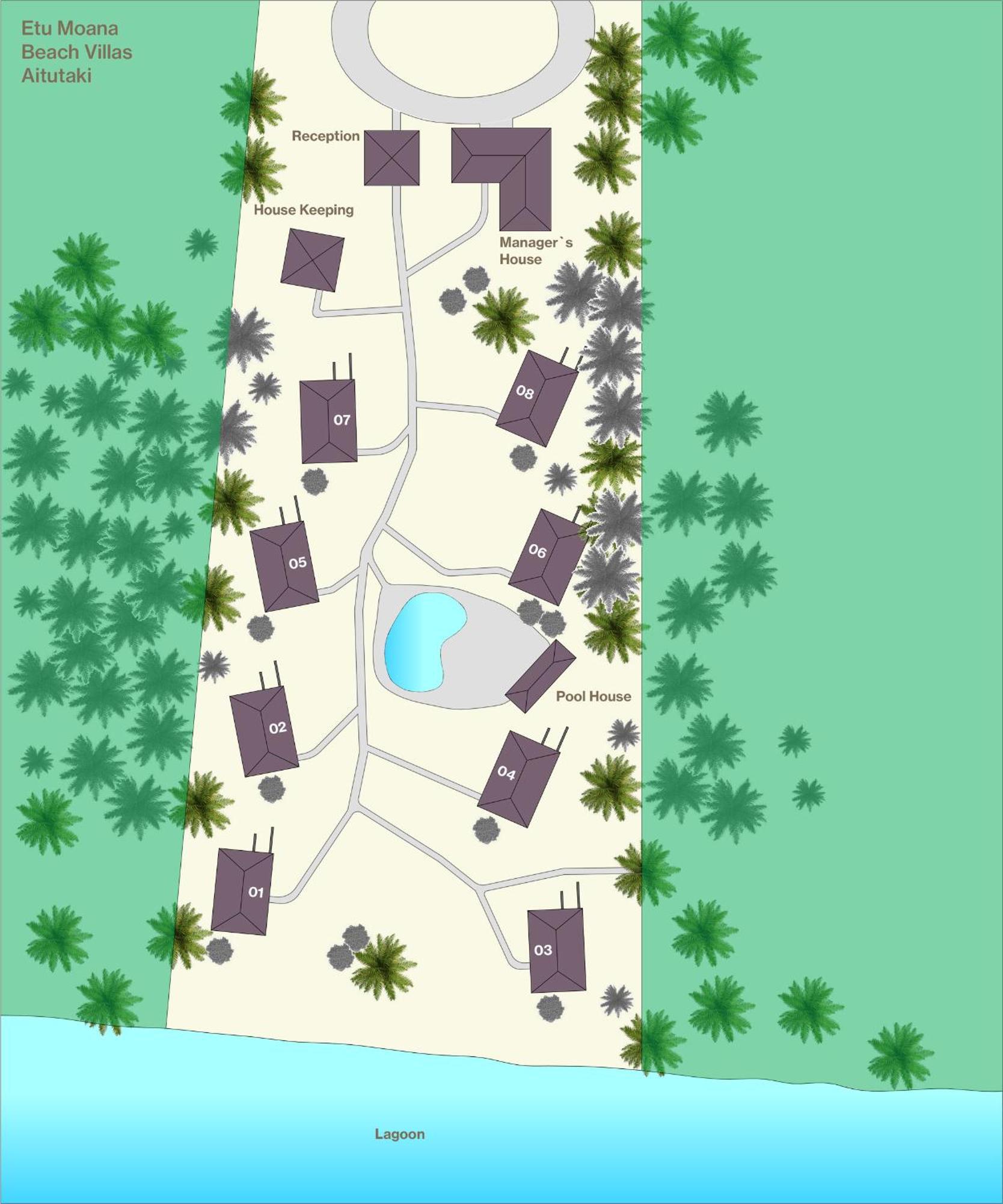 Etu Moana Boutique Beach Villas - Adults Only Arutanga Exterior foto